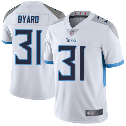 Tennessee Titans Limited White Men Kevin Byard Road Jersey NFL Football #31 Vapor Untouchable->youth nfl jersey->Youth Jersey